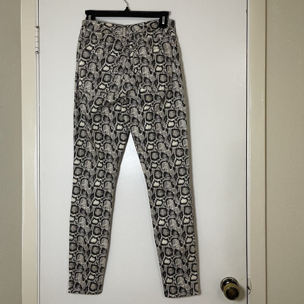 Good American Good Legs Snakeskin python beige print Skinny Jeans US 6/ 28 - Picture 4 of 6